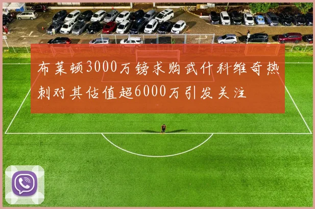 布莱顿3000万镑求购武什科维奇热刺对其估值超6000万引发关注