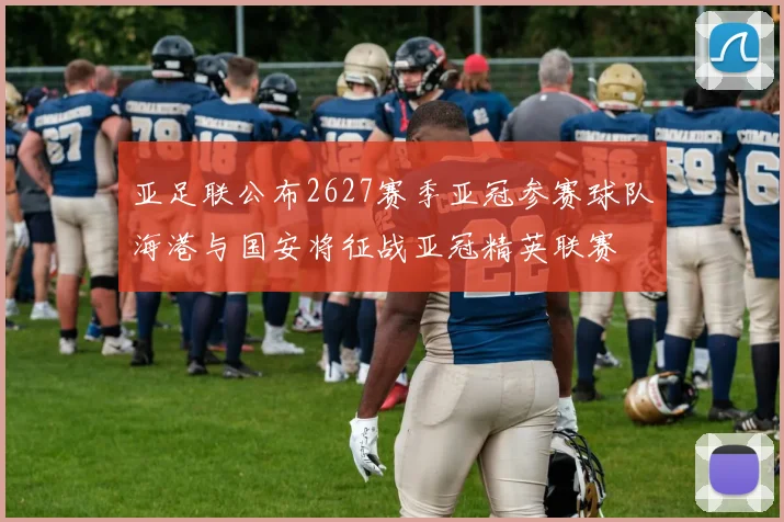 亚足联公布2627赛季亚冠参赛球队海港与国安将征战亚冠精英联赛